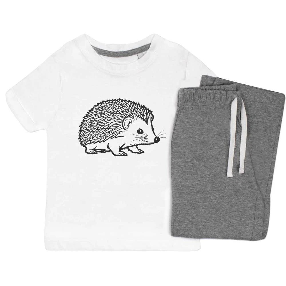 'Cute Hedgehog' Kids Nightwear / Pyjama Set (KP044921)