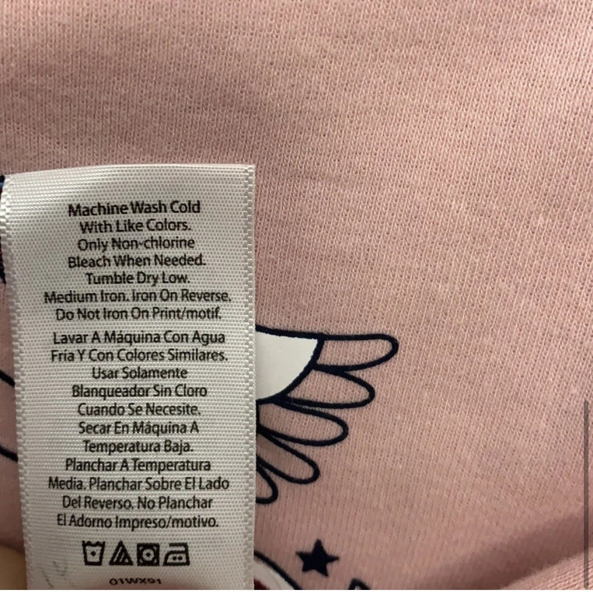 Wonder Nation Toddler Girls' Unicorn Cotton Sleep Set, 2 Piece Size 18mo and 3T