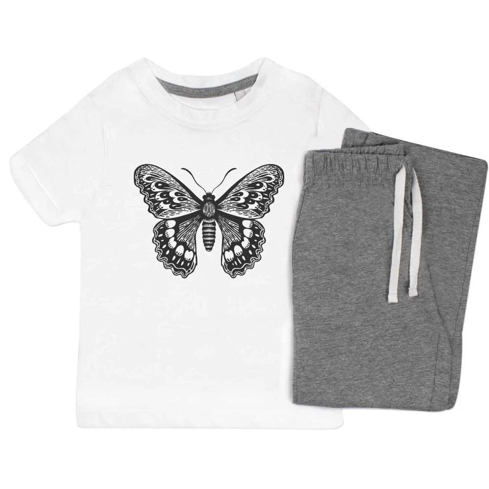 'moth' Kids Nightwear / Pyjama Set (KP042625)