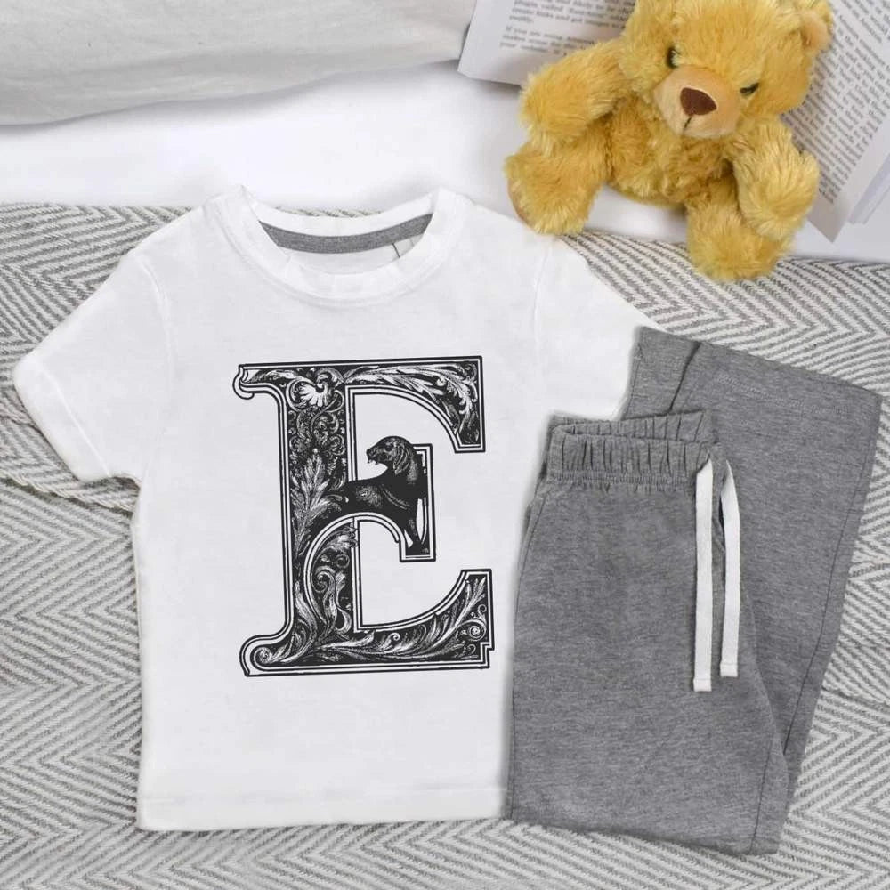 'E' Kids Nightwear / Pyjama Set (KP042689)