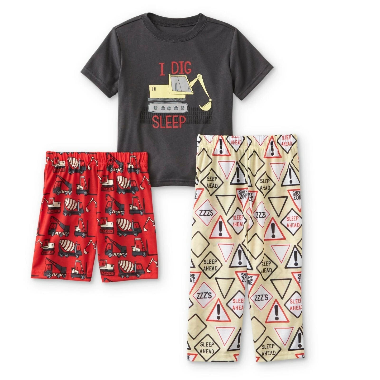 Boys 3 Piece Pajama Set I Dig Sleep Size 18 Months New