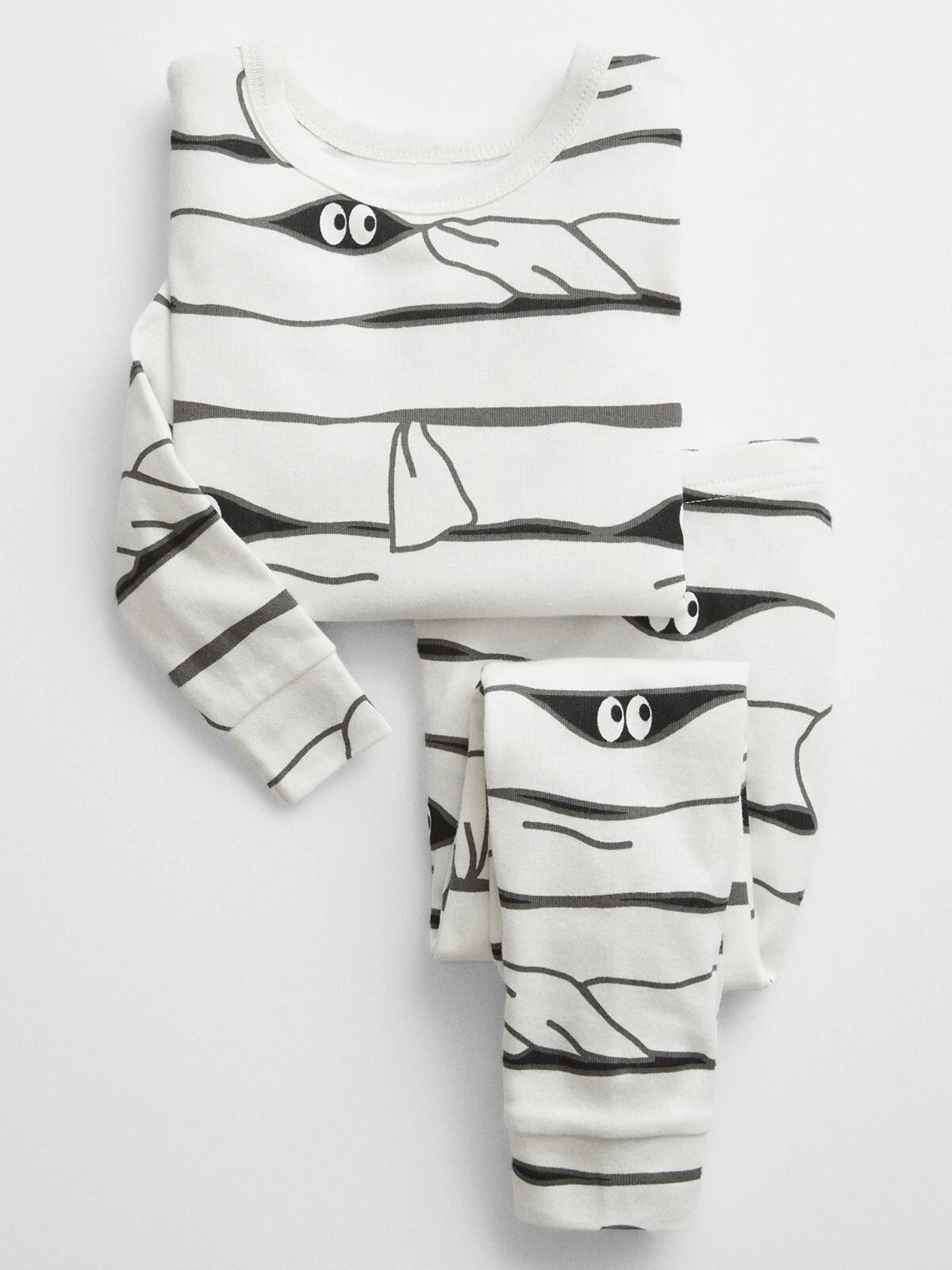 New babyGap 100% Organic Cotton Halloween Mummy Print PJ Set 2 3 4 5
