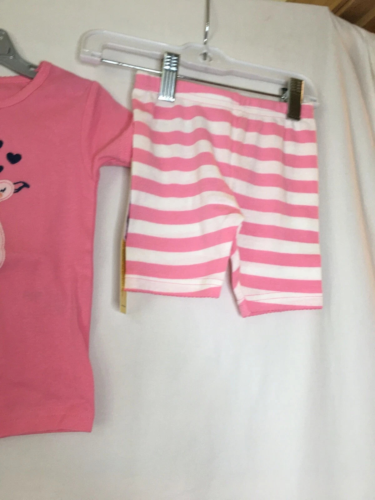 New Carter's Girls Flamingo Pajama Set Shorts Toddler 18M, 2T,3T,4T,5T Pink