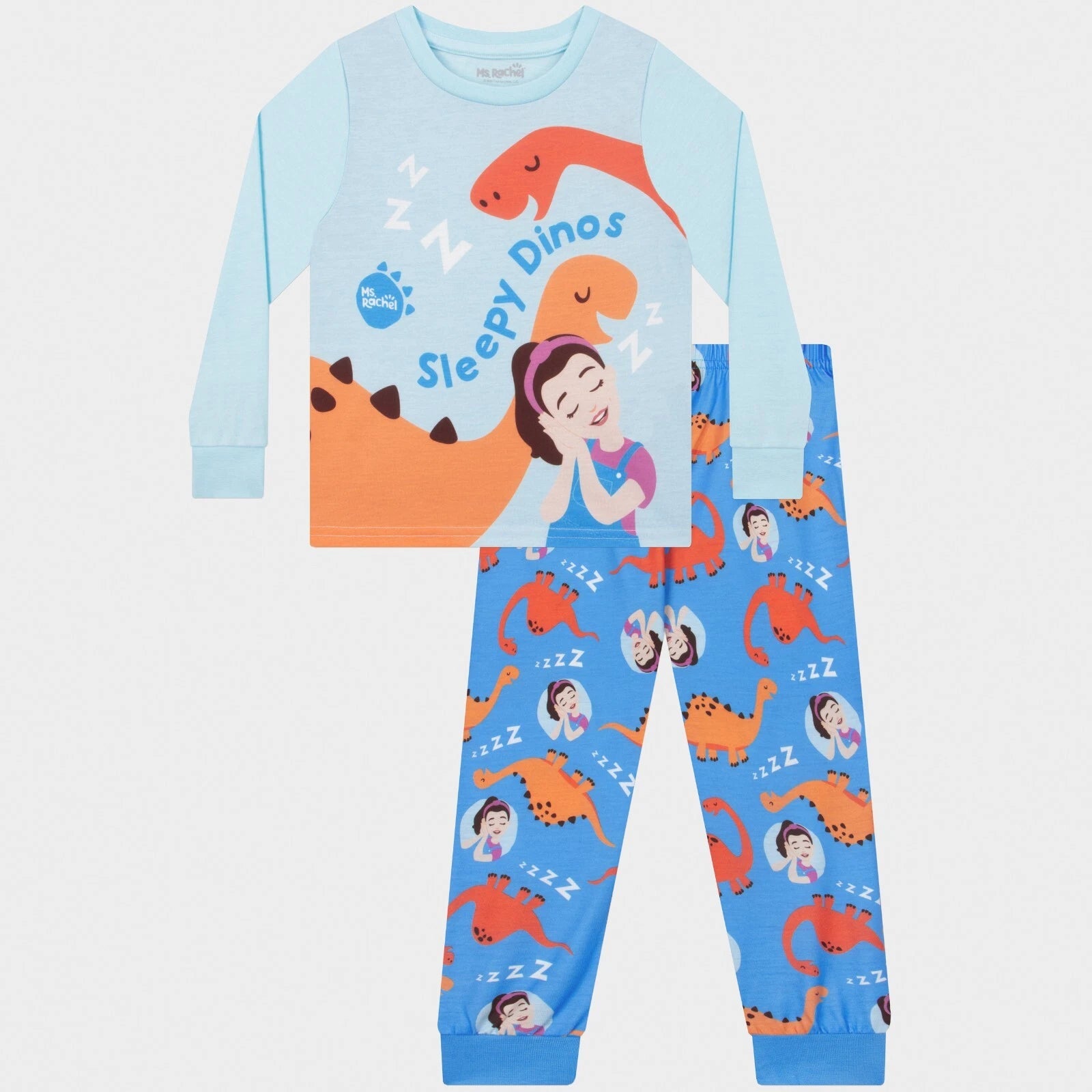 Ms. Rachel Pyjamas | Boys Dinosaur Pyjama Set | Long Sleeve Boys Pjs | Dino Pjs