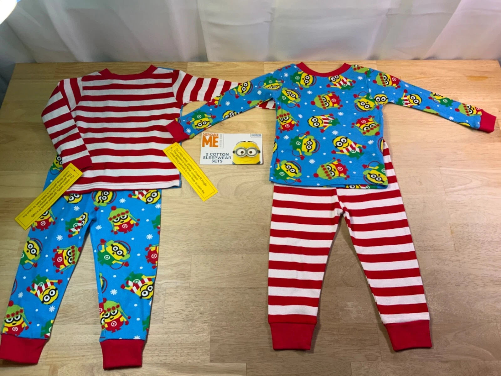 New Toddler Boy’s Despicable Me Christmas PJ Sets with Minion’s—Very Cute!!*