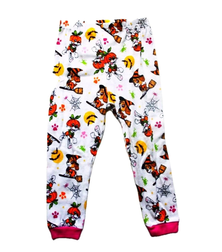 Infant & Toddler Girls Paw Patrol Puppy Dog Halloween Scary Cute Pajama Set 2-4