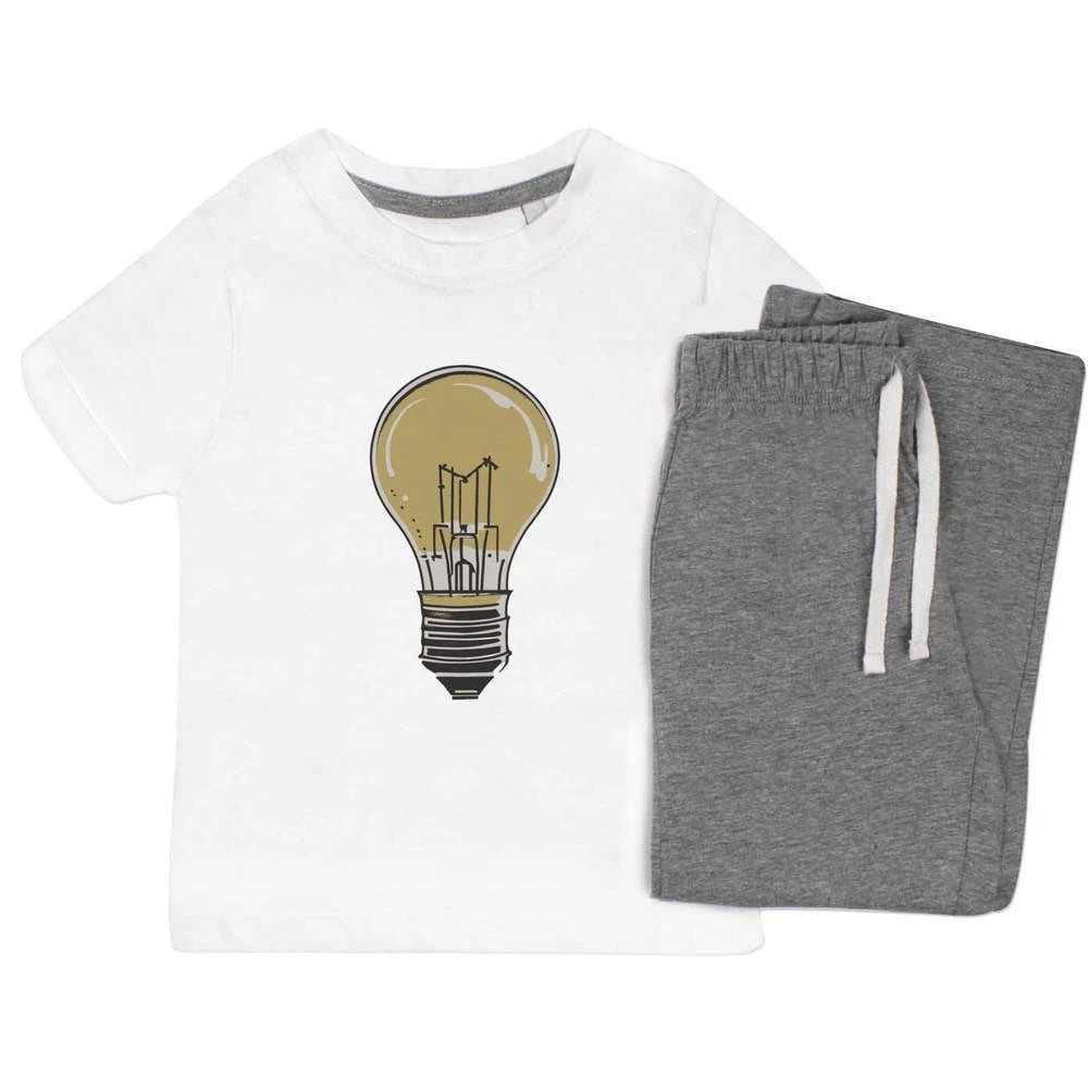 'Lightbulb' Kids Nightwear / Pyjama Set (KP043728)
