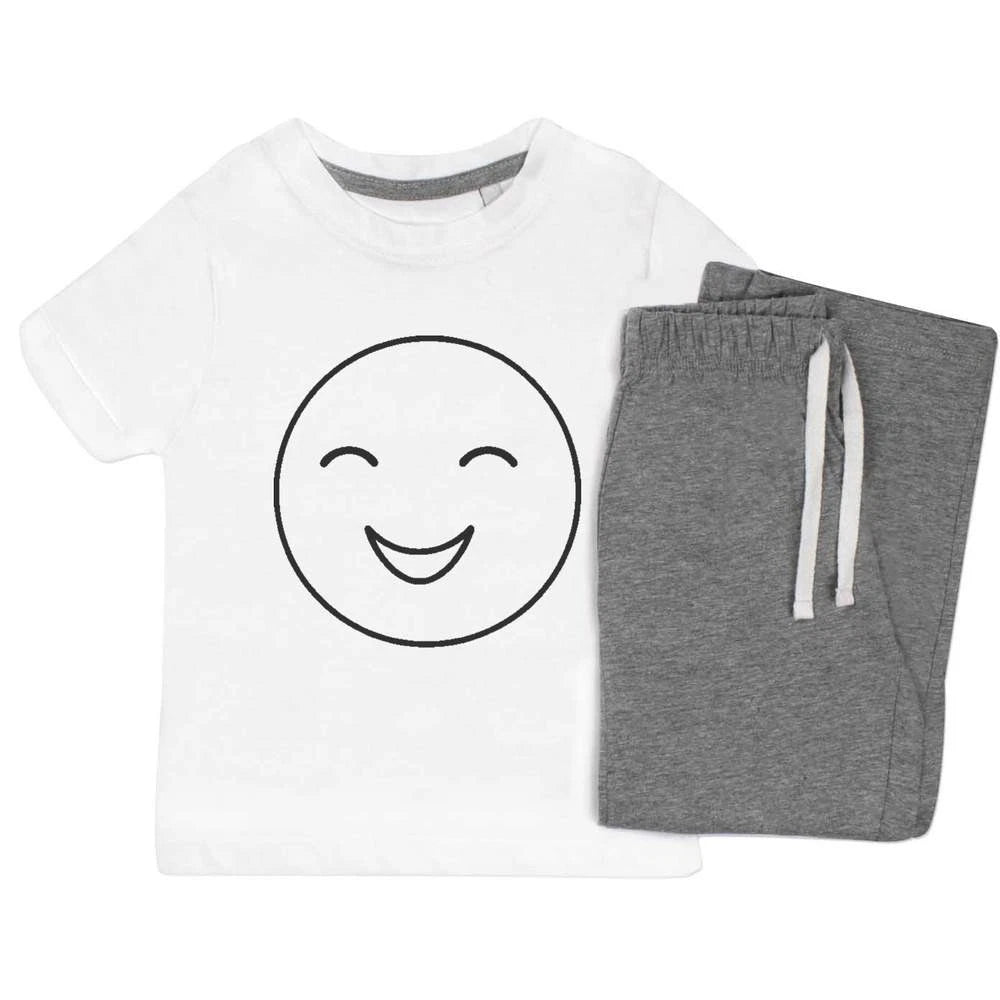 'smiling face' Kids Nightwear / Pyjama Set (KP042902)