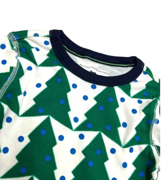 J.Crew Kids Festive Printed Pyjama Set in ChristmasTree/Green (Imperfect)