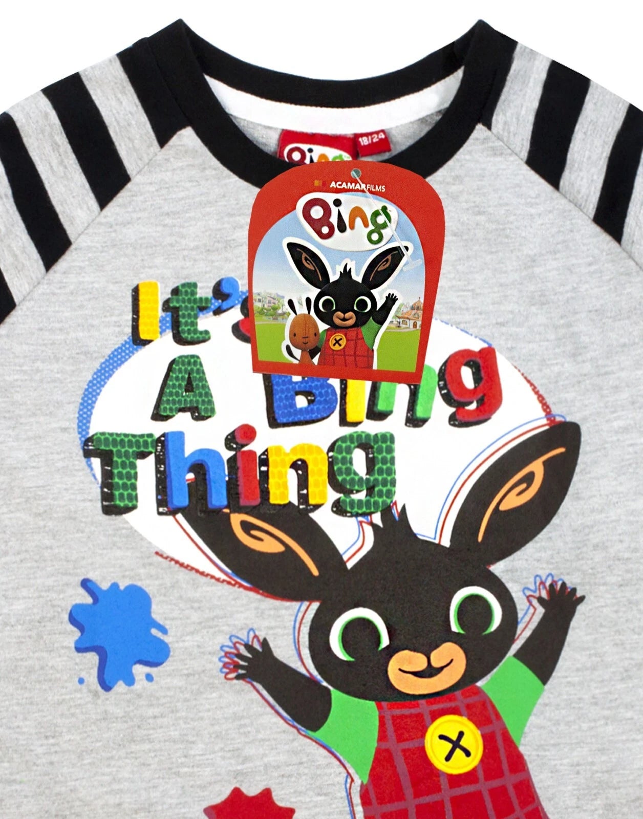 Bing Bunny Kids Pyjamas Official Long Sleeve Age 18-24 Months BNWT Cbeebies PJs