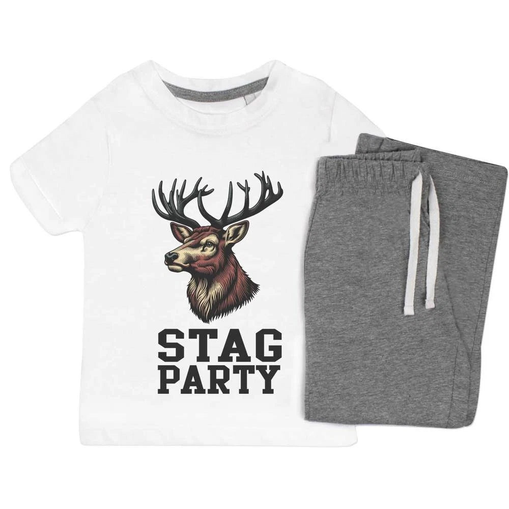 'Stag Party' Kids Nightwear / Pyjama Set (KP048780)
