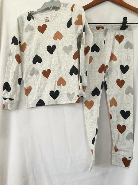 New Carter's Girls Hearts Pajama 2pc Set Snug fit Long Sleeve Toddler U pick