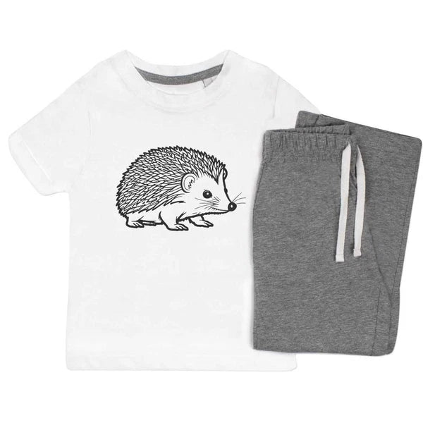 'Cute Hedgehog' Kids Nightwear / Pyjama Set (KP044921)