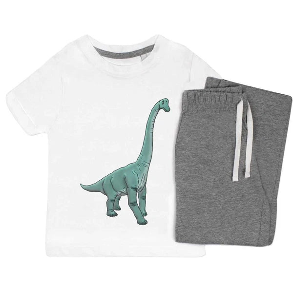 'Brachiosaurus' Kids Nightwear / Pyjama Set (KP028655)