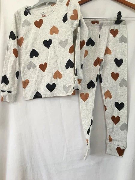New Carter's Girls Hearts Pajama 2pc Set Snug fit Long Sleeve Toddler U pick