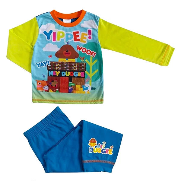 Boys Hey Duggee Pyjamas Pajamas YIPPEE Character Pjs 18 Months to 5 Years