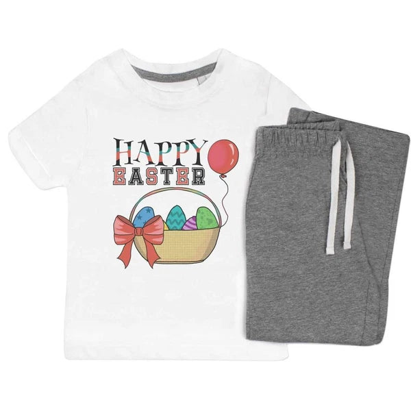 'Happy Easter' Kids Nightwear / Pyjama Set (KP044751)