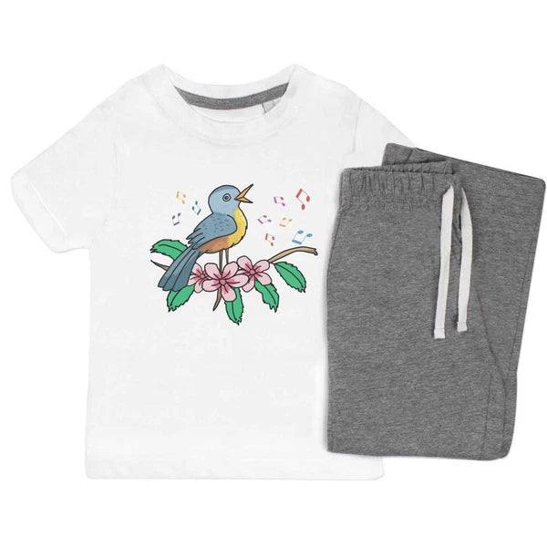 'Songbird' Kids Nightwear / Pyjama Set (KP045068)