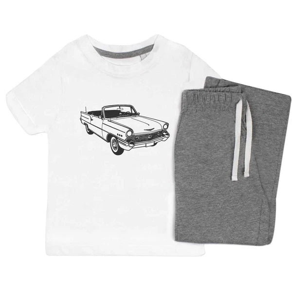 'Retro Convertible' Kids Nightwear / Pyjama Set (KP050077)