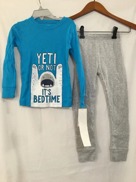 New Carter's Boys Yeti Pajama set Snug Fit Long Sleeve Pants Toddler sizes 2T,4T