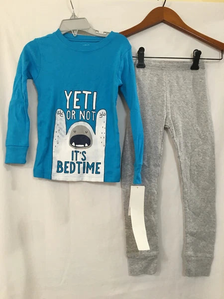 New Carter's Boys Yeti Pajama set Snug Fit Long Sleeve Pants Toddler sizes 2T,4T