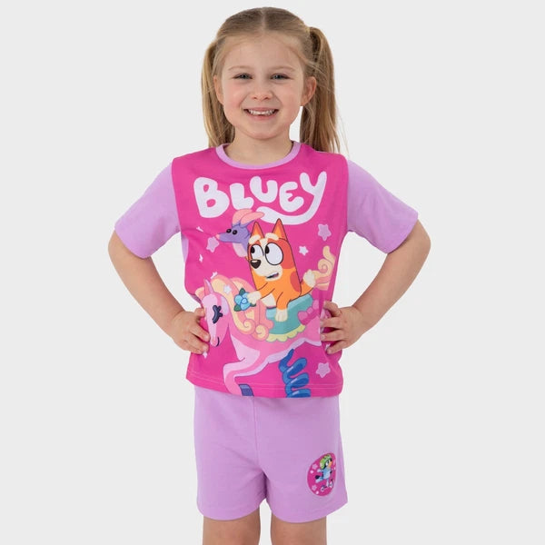 Bluey And Bingo Pyjamas | Bluey Short Pyjamas For Girls | Kids Short Pjs