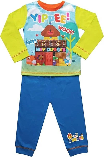 Boys Hey Duggee Pyjamas Pajamas YIPPEE Character Pjs 18 Months to 5 Years