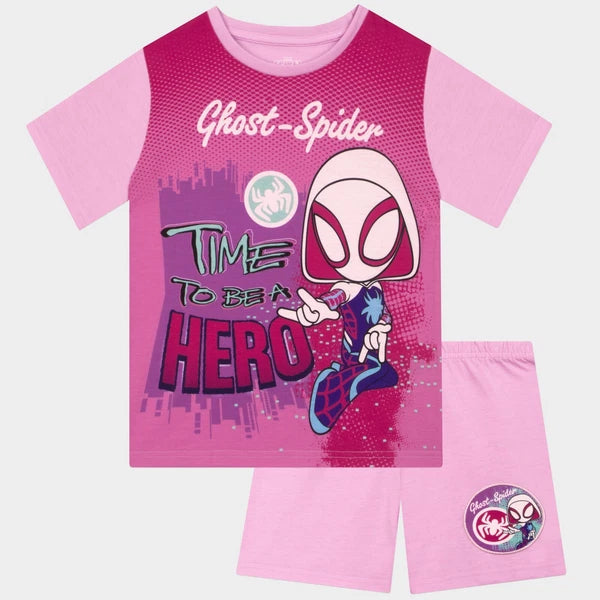 Marvel Pyjamas | Spidey And His Amazing Friends Girls Pyjamas | Ghost Spider Pjs