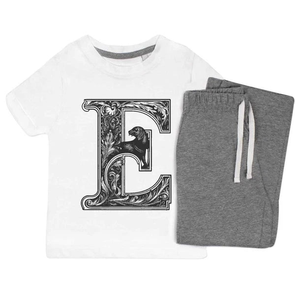 'E' Kids Nightwear / Pyjama Set (KP042689)