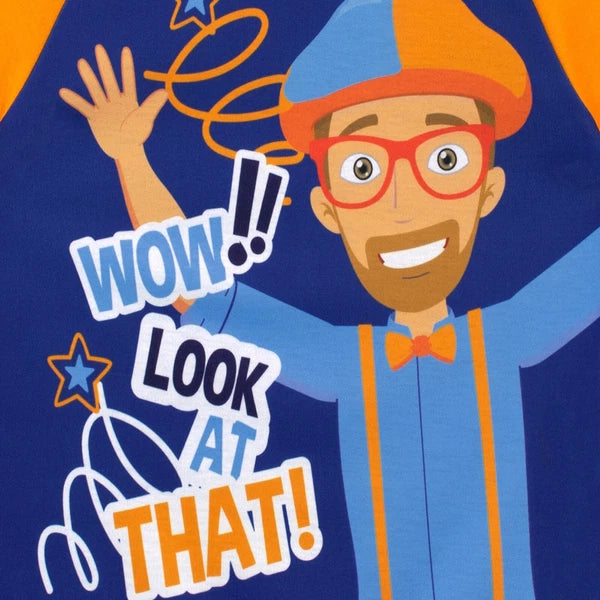 Boys Blippi Short Pyjamas | Kids Blippi PJs | Short Pyjama Set For Kids