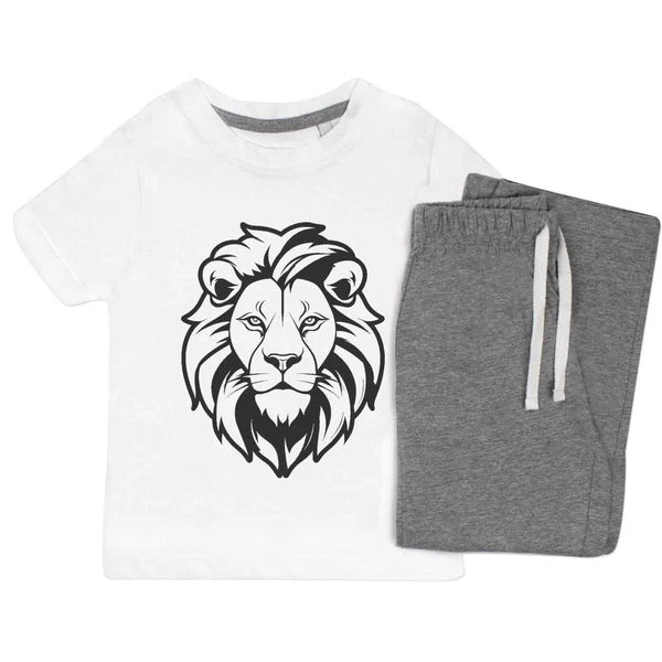 'lion' Kids Nightwear / Pyjama Set (KP042900)