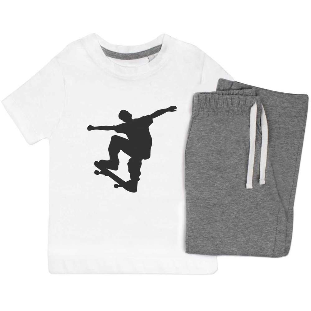 'Skateboarder' Kids Nightwear / Pyjama Set (KP041414)