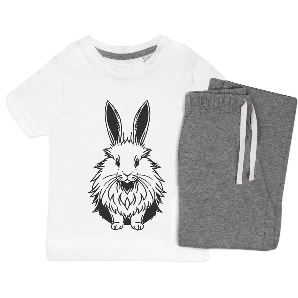 'Angora Rabbit' Kids Nightwear / Pyjama Set (KP043799)