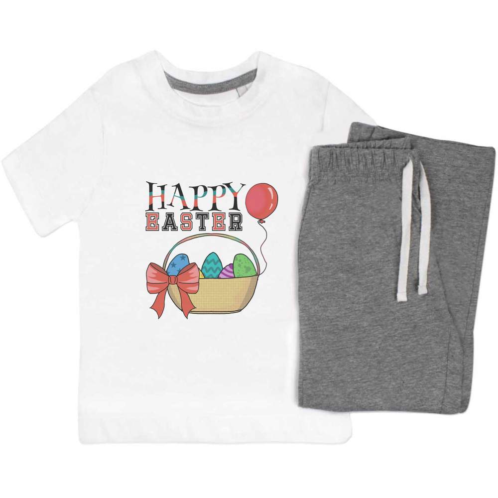 'Happy Easter' Kids Nightwear / Pyjama Set (KP044751)