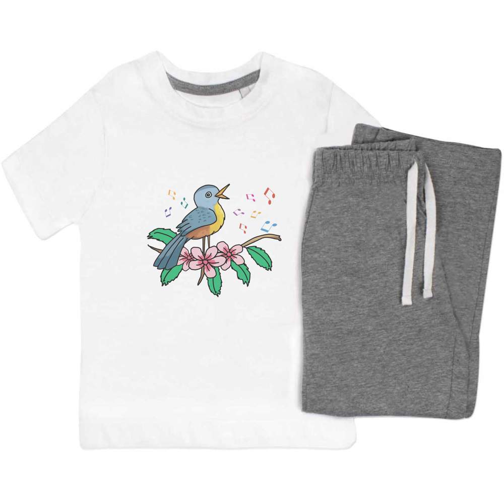'Songbird' Kids Nightwear / Pyjama Set (KP045068)