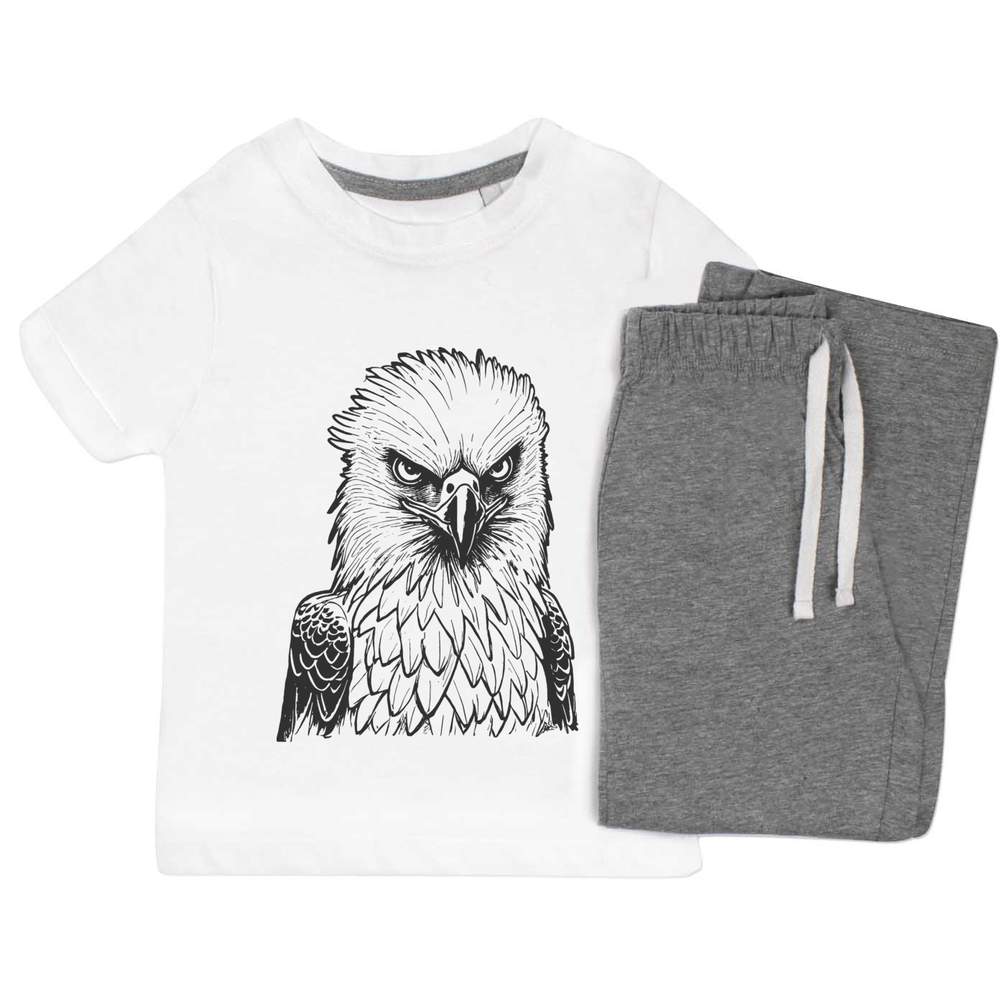'Philippine Eagle' Kids Nightwear / Pyjama Set (KP048242)