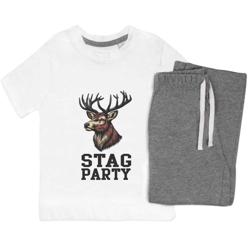 'Stag Party' Kids Nightwear / Pyjama Set (KP048780)