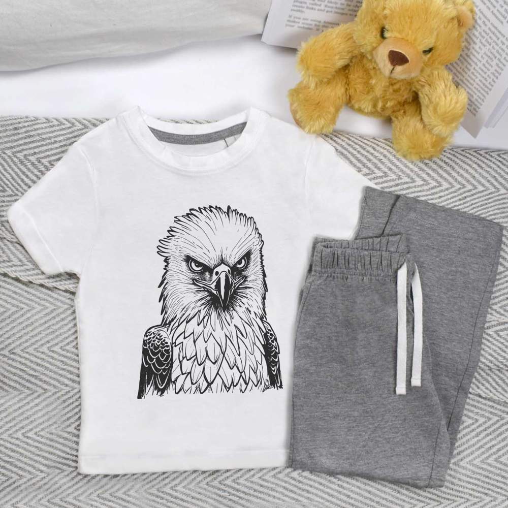 'Philippine Eagle' Kids Nightwear / Pyjama Set (KP048242)