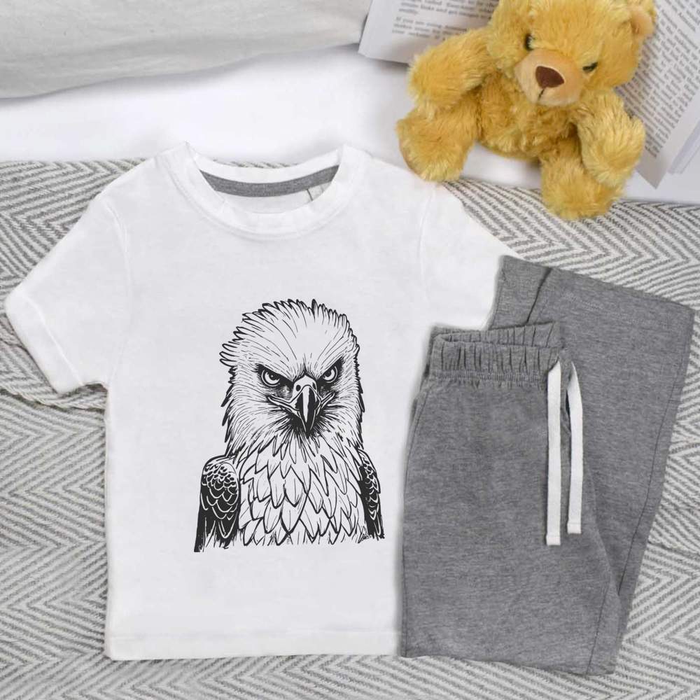 'Philippine Eagle' Kids Nightwear / Pyjama Set (KP048242)