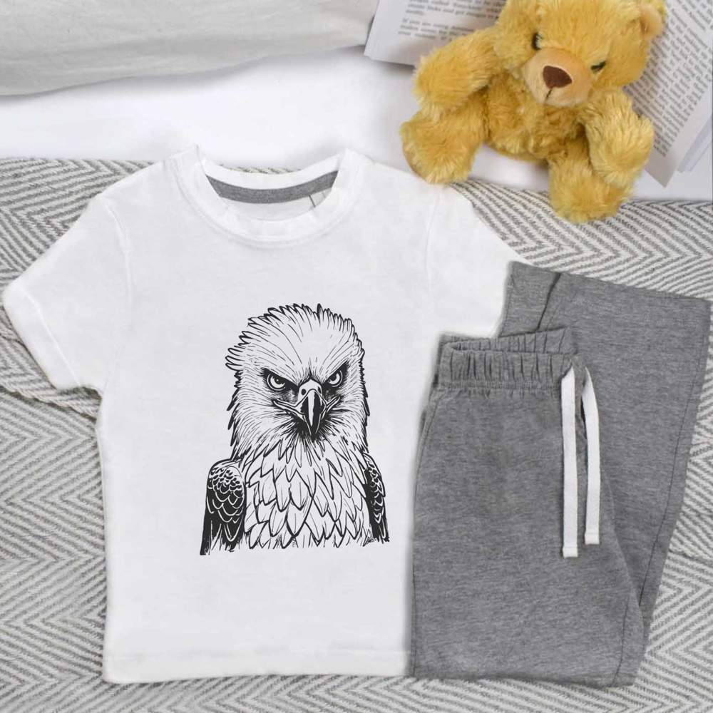 'Philippine Eagle' Kids Nightwear / Pyjama Set (KP048242)