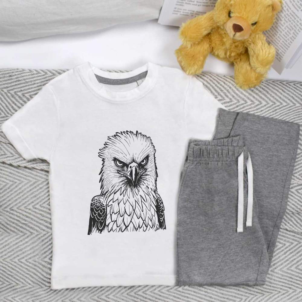 'Philippine Eagle' Kids Nightwear / Pyjama Set (KP048242)