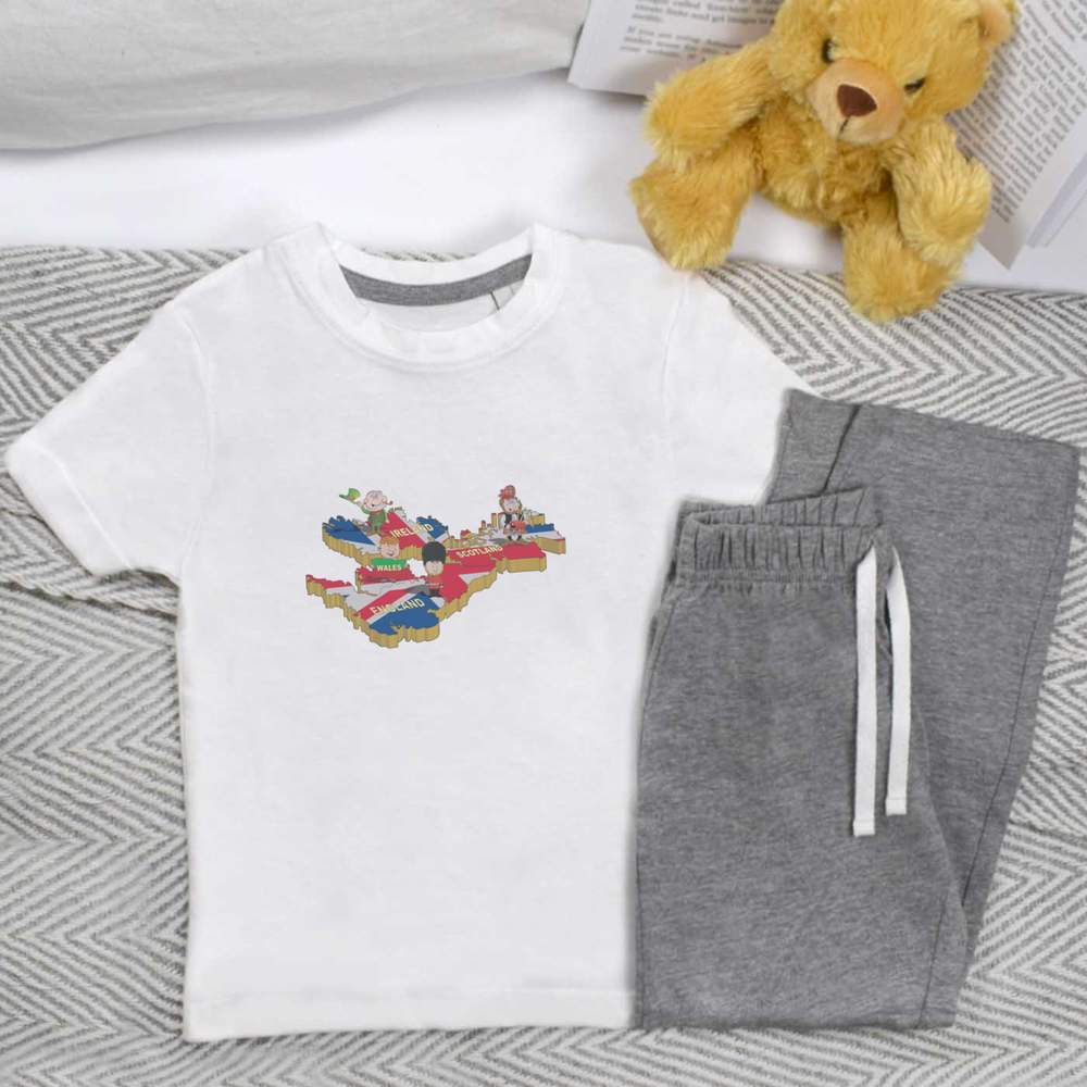 'United Kingdom' Kids Nightwear / Pyjama Set (KP049967)