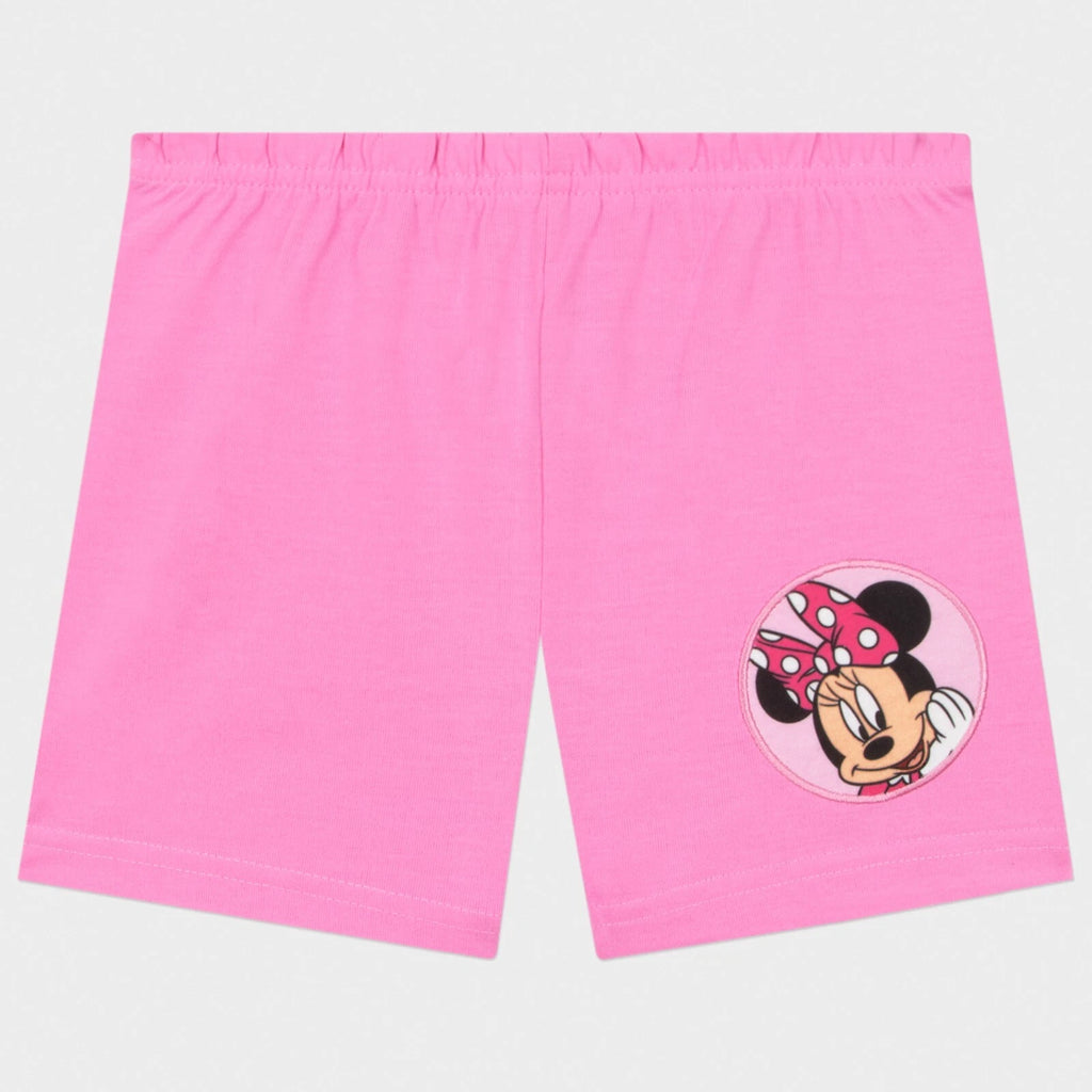 Disney Minnie Mouse Pyjamas | Disney Girls Pjs | Minnie Short Pyjamas