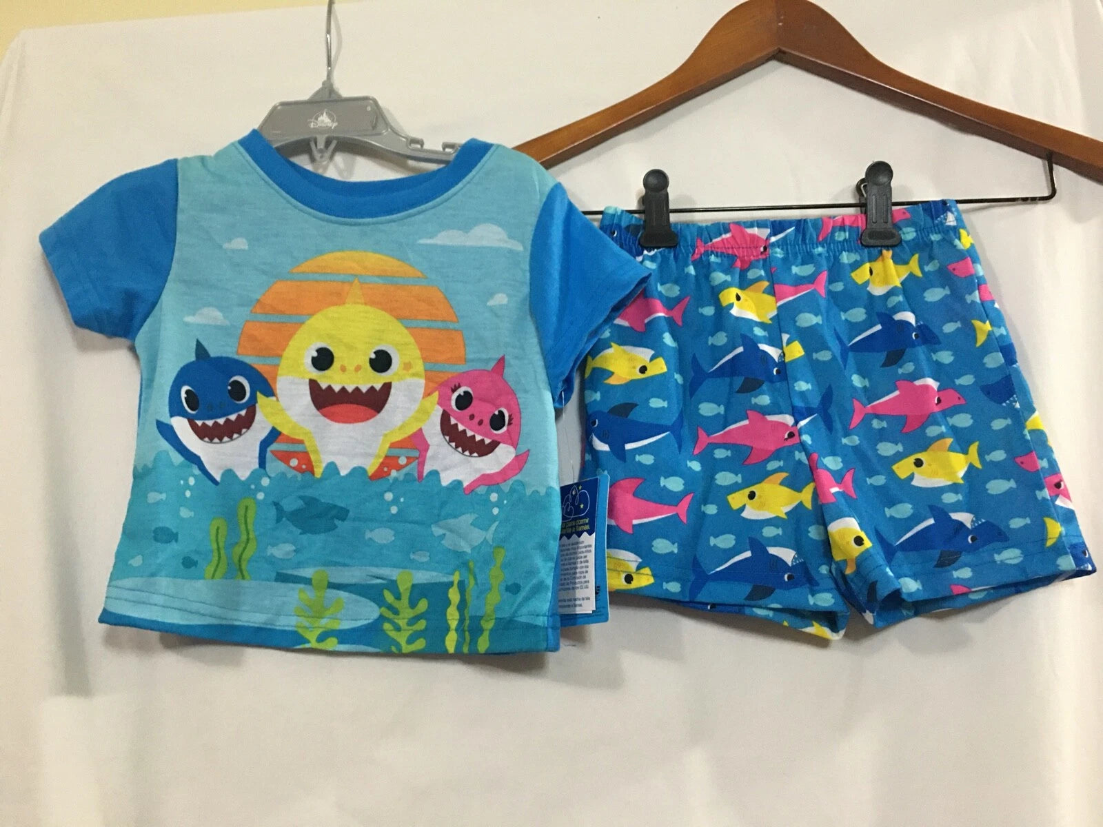 Nickelodeon Baby Shark 2 pc Pajamas Set Toddler short sleeve top & shorts U Pick