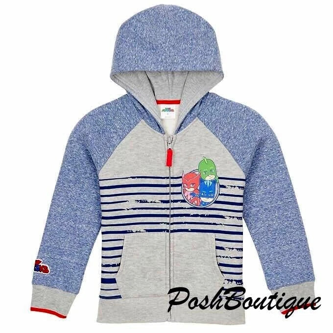 Disney PJ Masks Boys Hoodie Jacket Shirt Pants Outfit Set 3T 4T 5T 5 6 Catboy