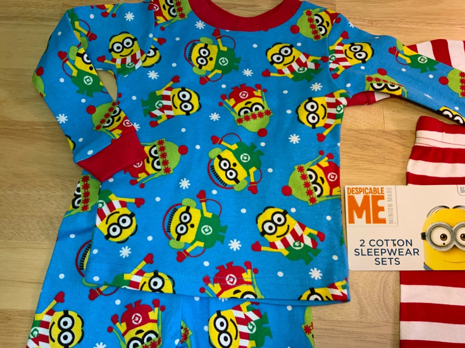 New Toddler Boy’s Despicable Me Christmas PJ Sets with Minion’s—Very Cute!!*
