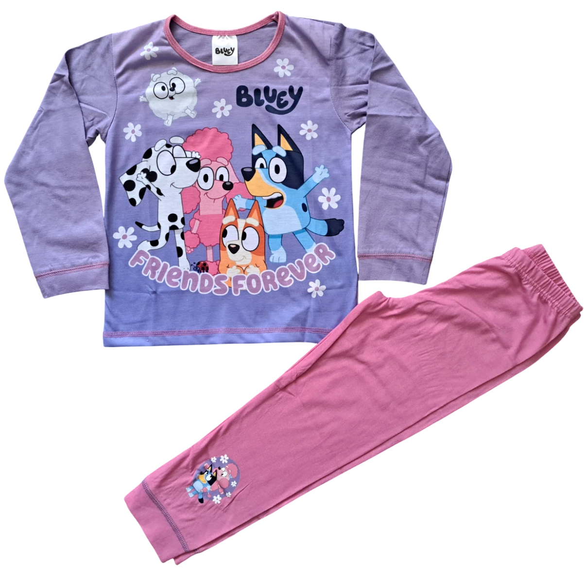 Girls Bluey Friends Forever Pyjamas. Ages 18 Months To 5 Years