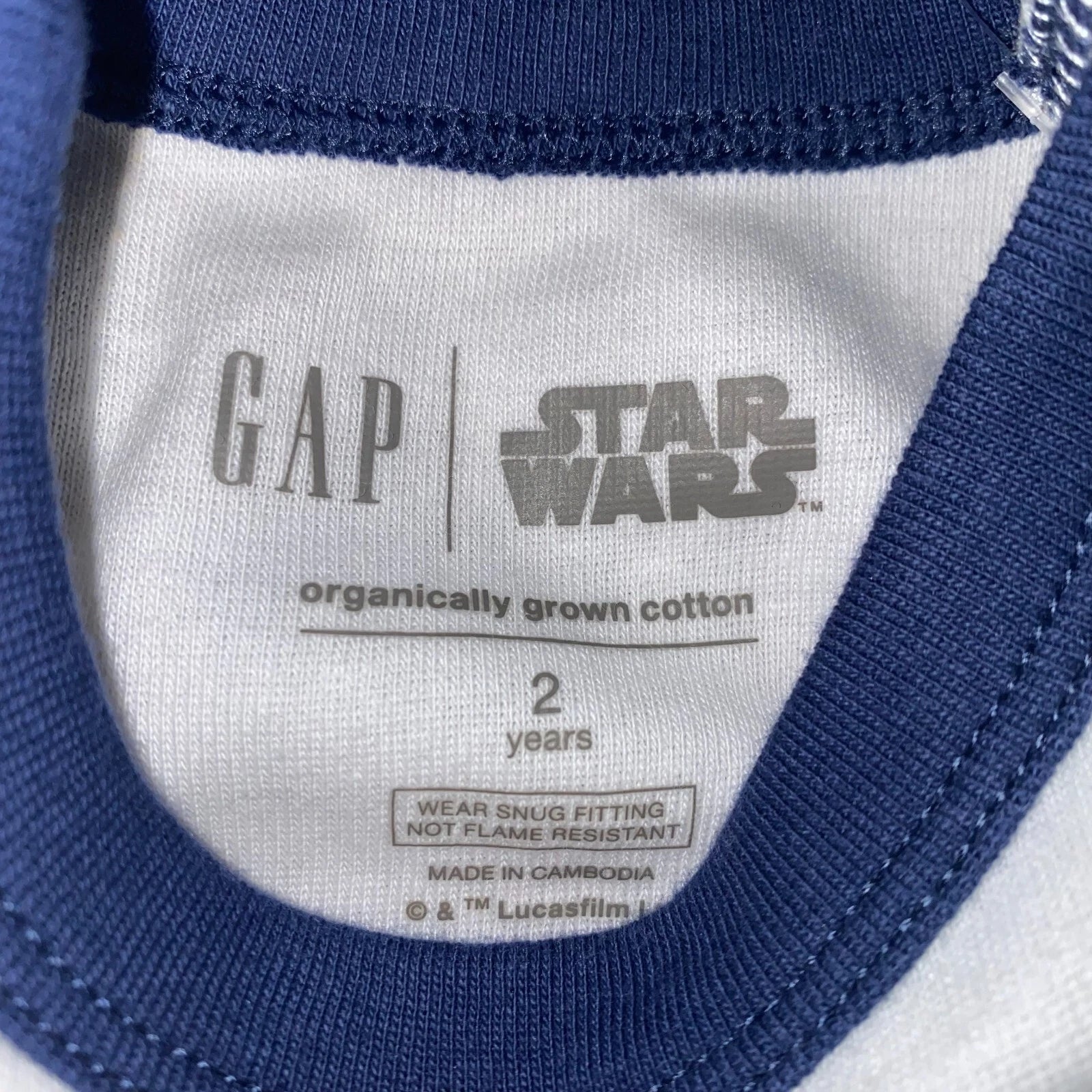 NWT BabyGap Star Wars Darth Vader Short Sleeve Organic Cotton PJ Set (2T & 3T)