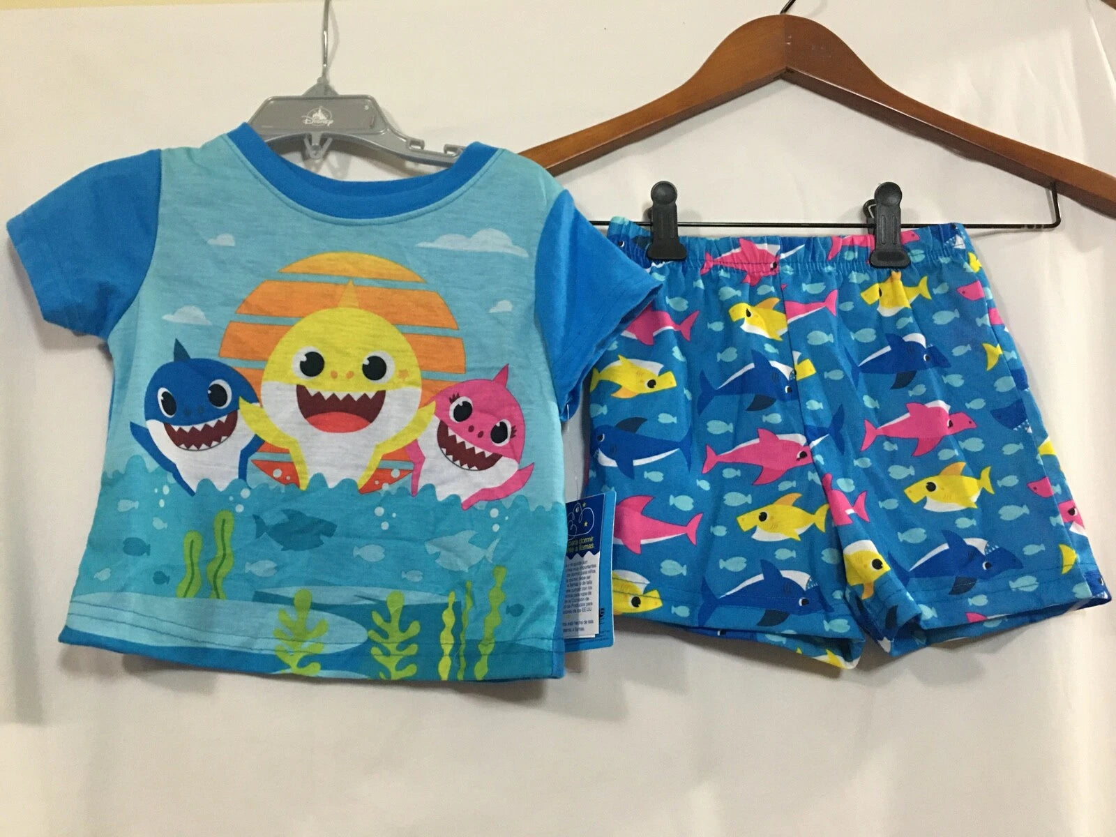 Nickelodeon Baby Shark 2 pc Pajamas Set Toddler short sleeve top & shorts U Pick