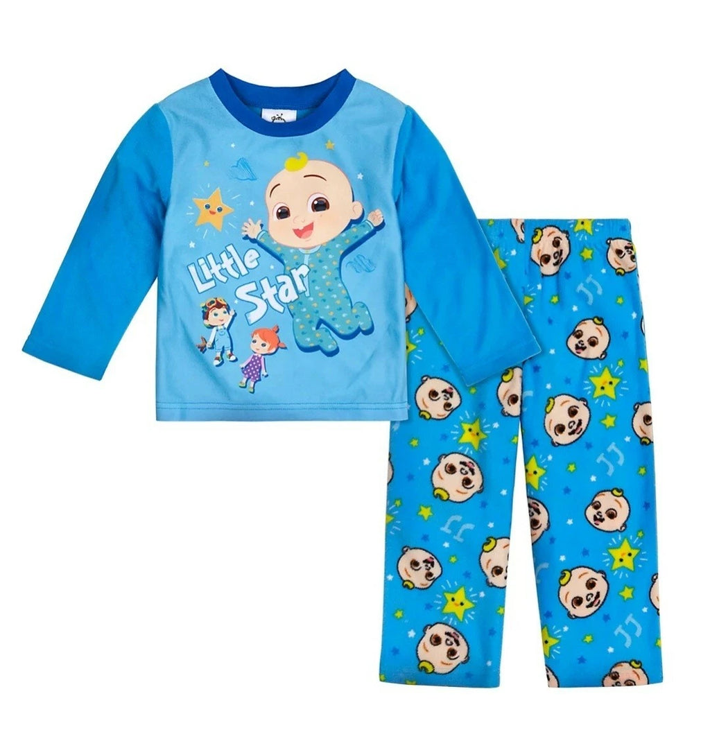 Toddler Boy CoComelon 2 Piece Fleece Pajama Set